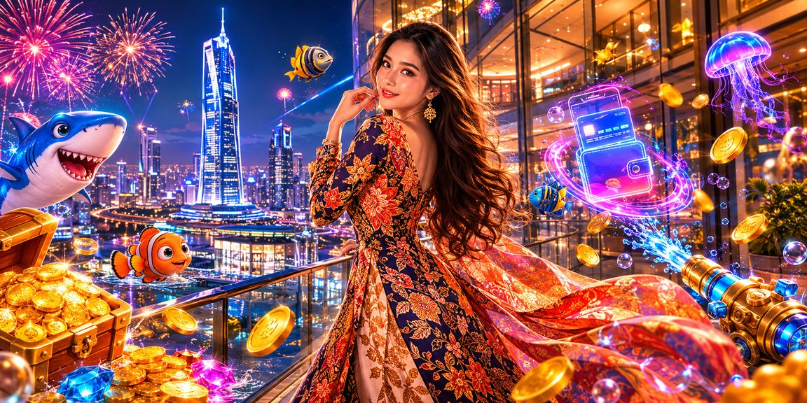 Permainan tembak ikan bergaya batik Kuala Lumpur
