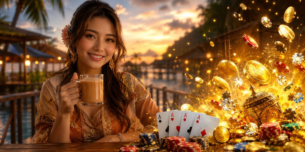 Permainan Teen Patti bergaya Melayu dengan tema Sabah