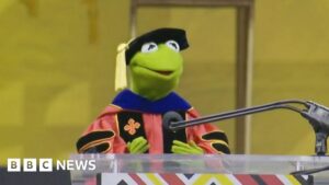 ‘Leap together’ – watch Kermit’s advice to graduating students