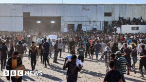 Gaza warehouse broken into by ‘hordes of hungry people’ says WFP