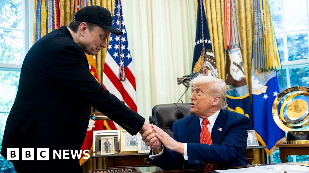 Trump says Elon Musk ‘not really leaving’ in Oval Office farewell
