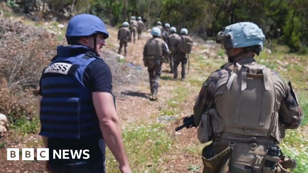 BBC joins French troops on Lebanon peacekeeping operation