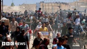 Gaza being subjected to forced starvation, top UN official tells BBC