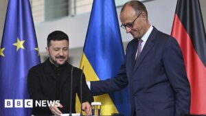Germany’s Merz promises to help Ukraine produce long-range missiles