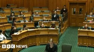 Three Maori MPs face suspension over protest haka
