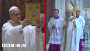 Pope Leo XIV’s first Mass as pontiff