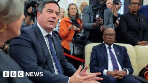 US president confronts South African leader with claim of Afrikaners ‘persecuted’