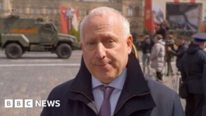 Watch: Steve Rosenberg reports from Russia's Red Square on Victory Day