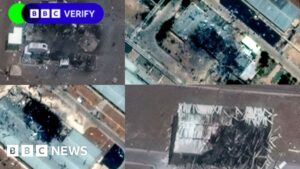 Satellite imagery reveals damage to key Iran nuclear sites