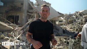 BBC reports from Israeli city targeted by Iran