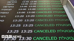 Britons stranded in Israel as Iranian strikes continue