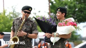BTS stars RM and V discharged from military as fans await comeback